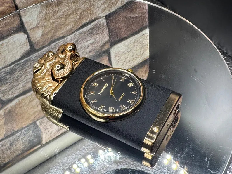 Dragon Watch Lighter with Dual Flame