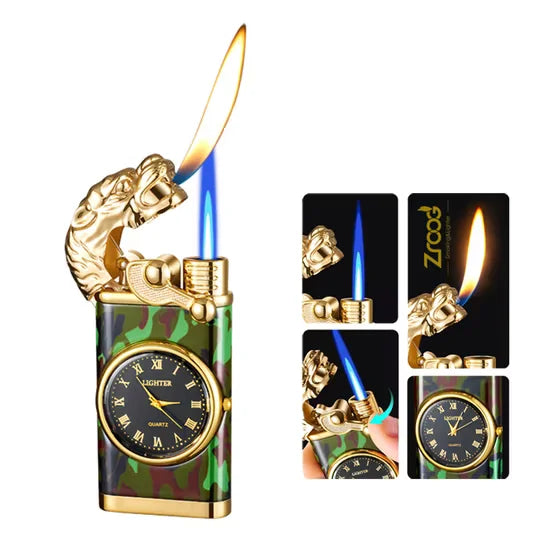 Dragon Watch Lighter with Dual Flame