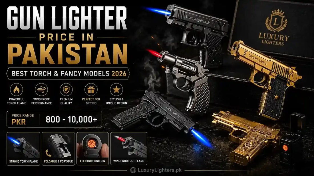 Gun Lighter Price in Pakistan – Best Torch & Fancy Models 2026
