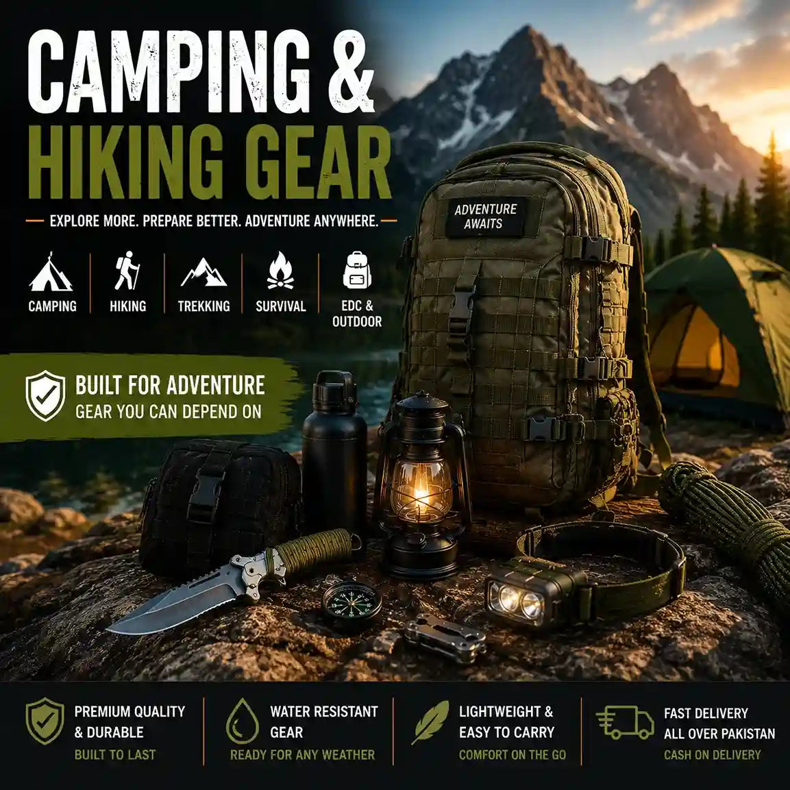 Camping & Hiking Gear in Pakistan