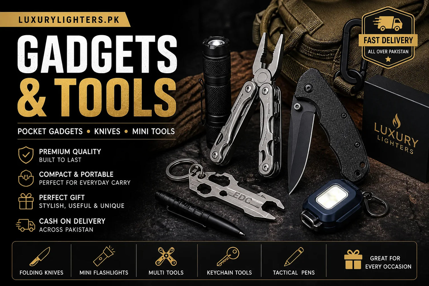 Gadgets &amp; Tools in Pakistan – Pocket Gadgets, Knives