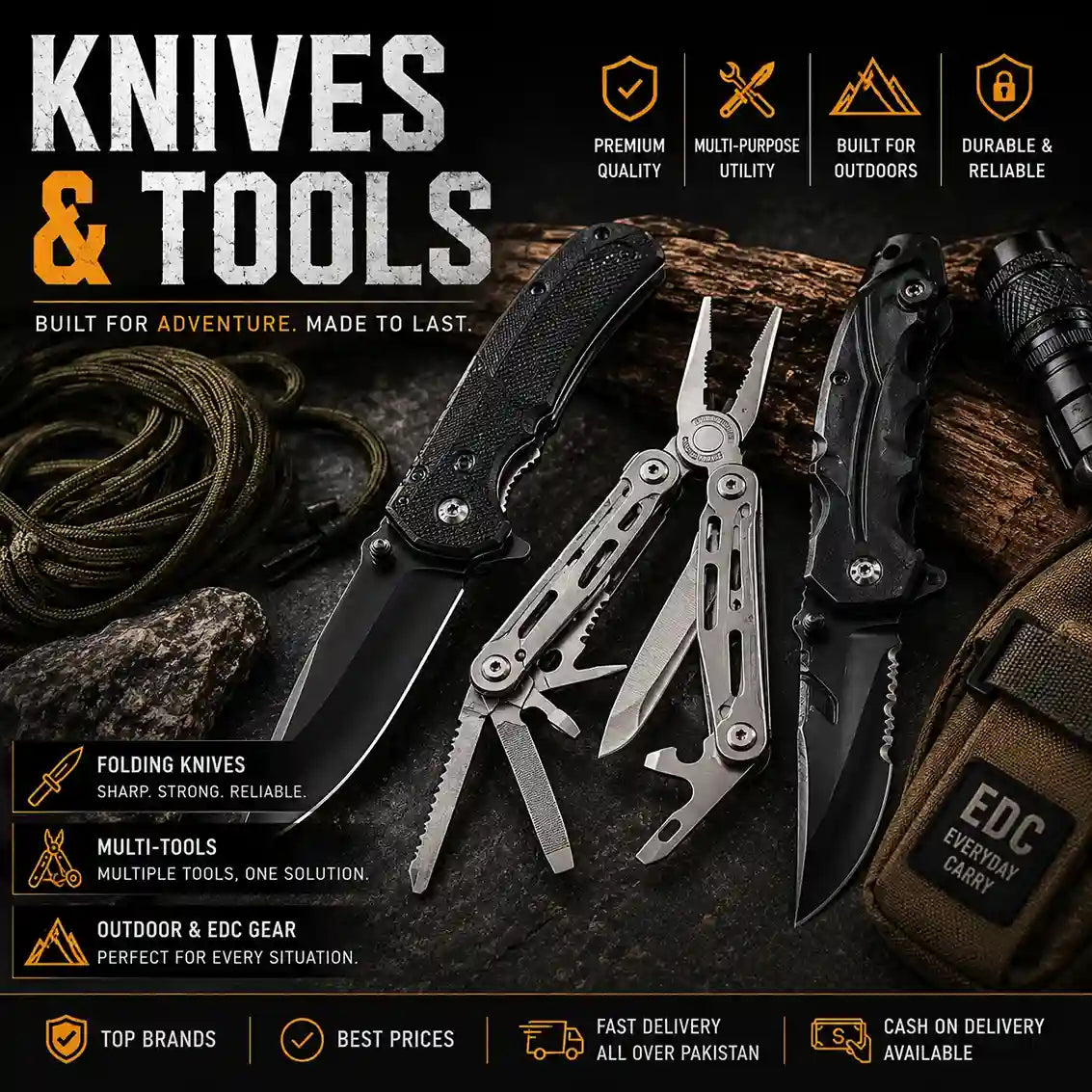 tactical knives and tools 