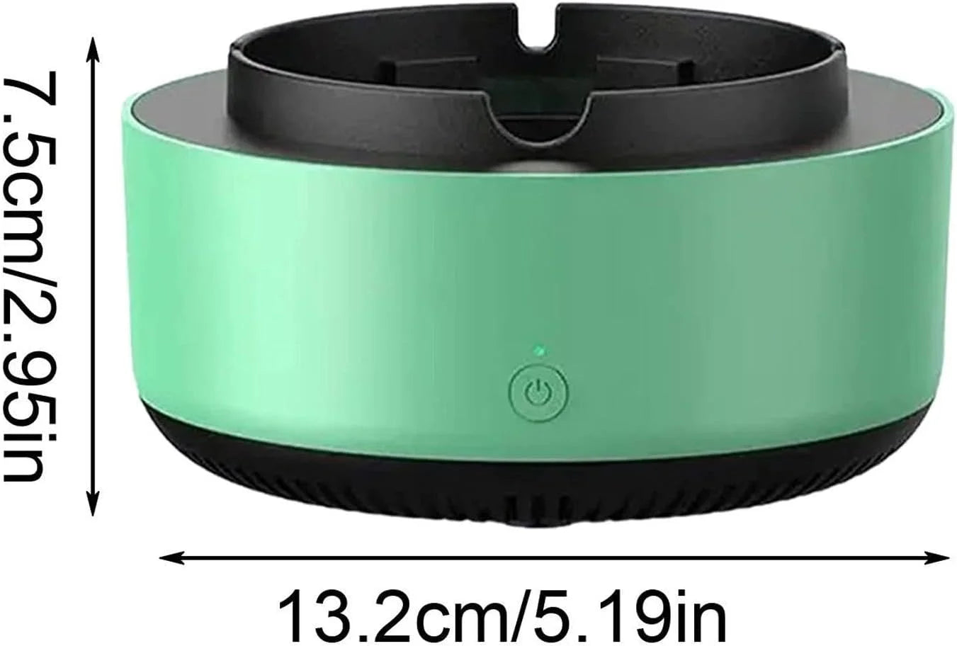 Size of Air Purifier Ashtray 7.5cm Height 13.2 cm Vloum