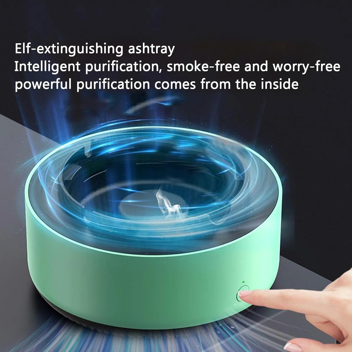 Air Purifier Ashtray 2 in 1 electric with Intelligent