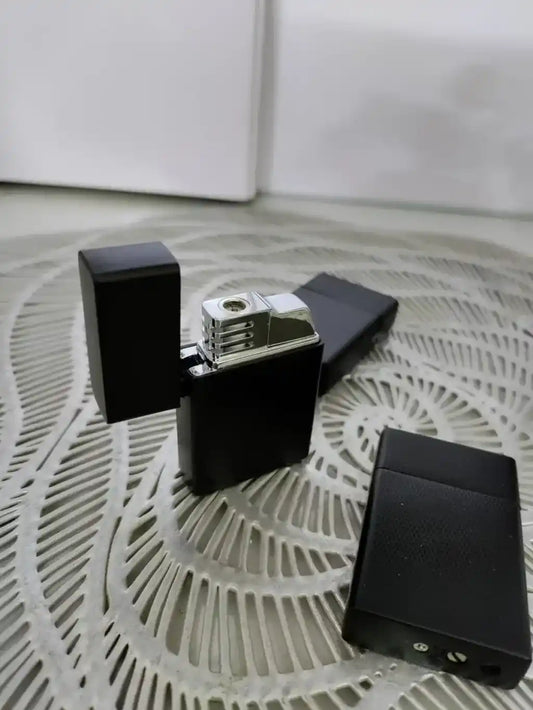 Classic black lighter full metal body matte finish