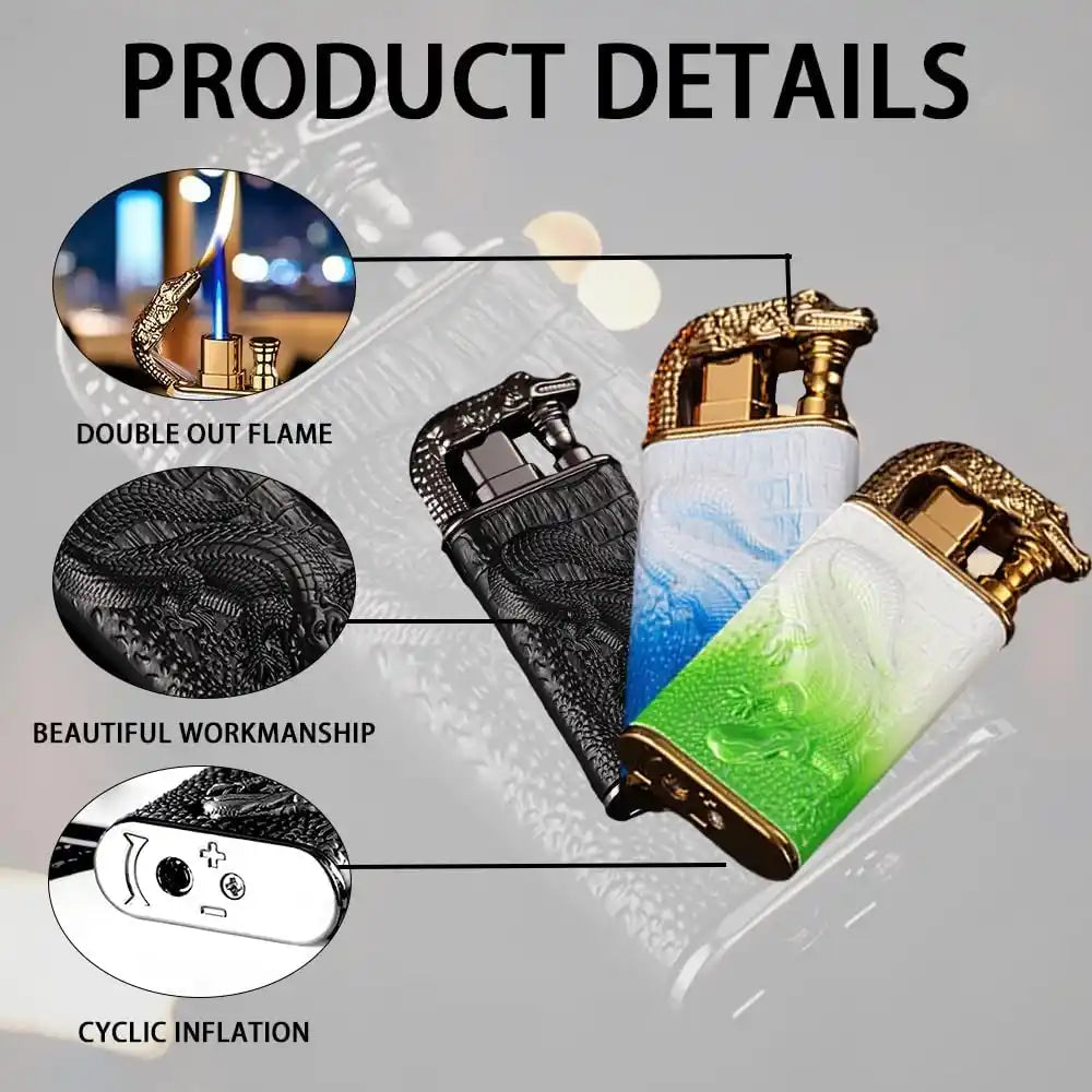 Black Crocodile Lighter