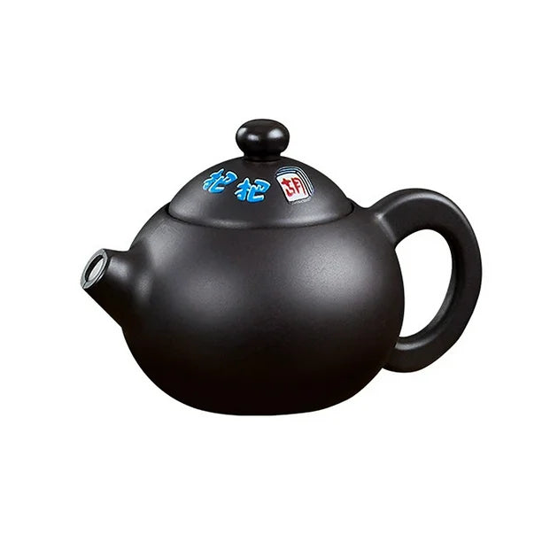 Black ceramic teapot with Lighter