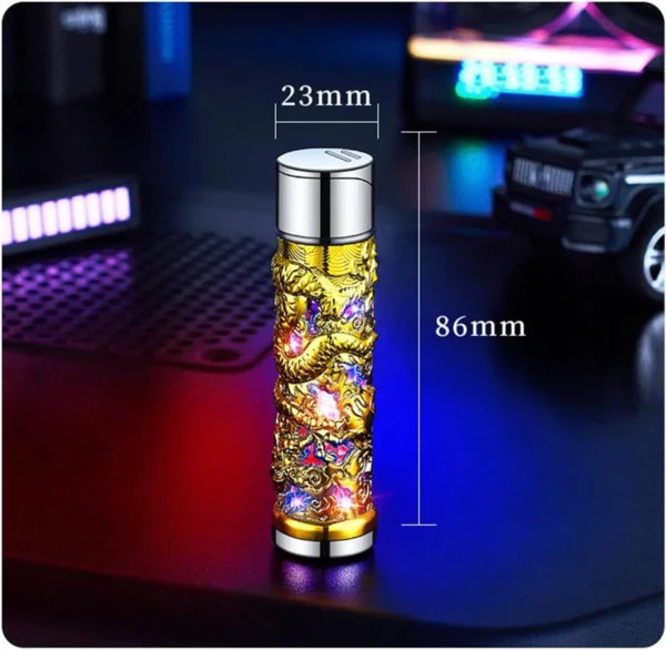 Dragon Design Red Flame Lighter