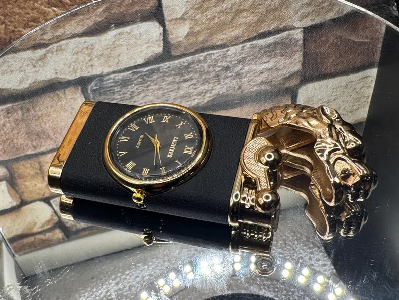 Dragon Watch Lighter with Dual Flame