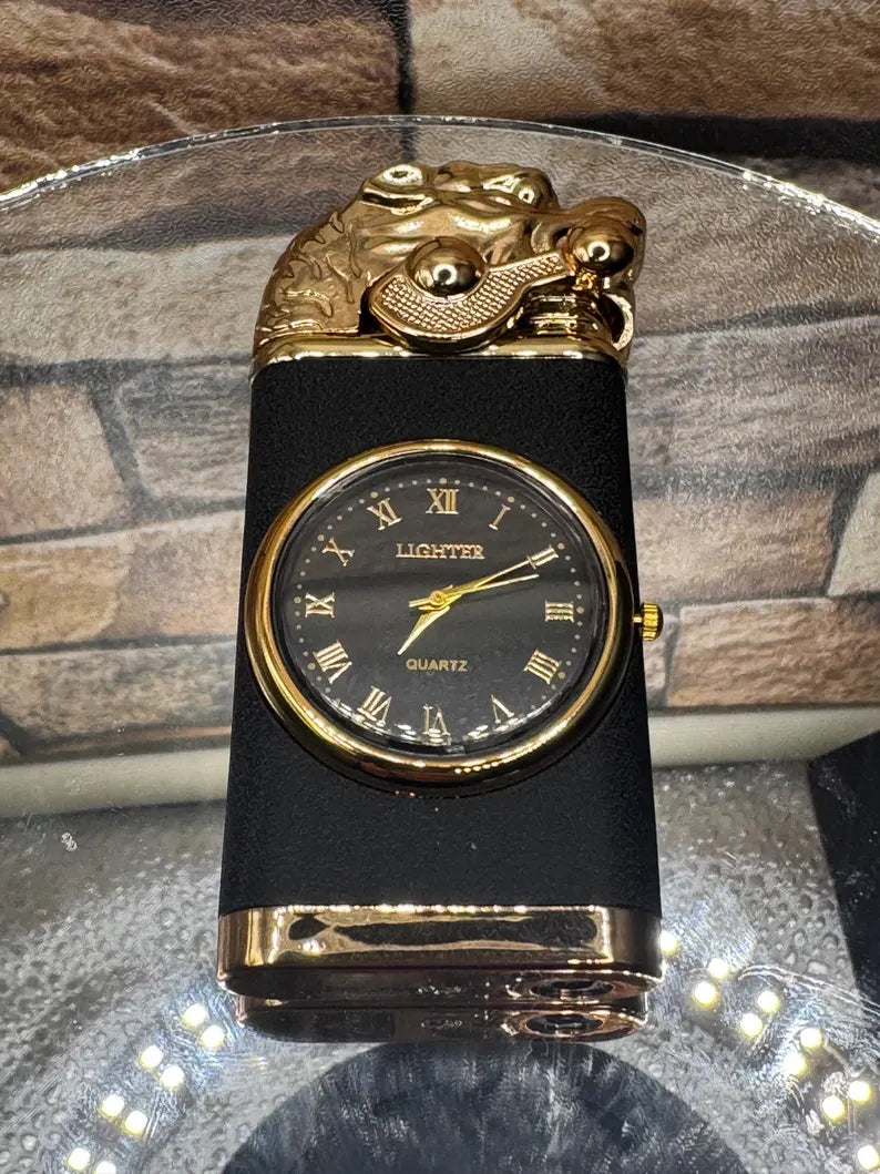 Dragon Watch Lighter with Dual Flame