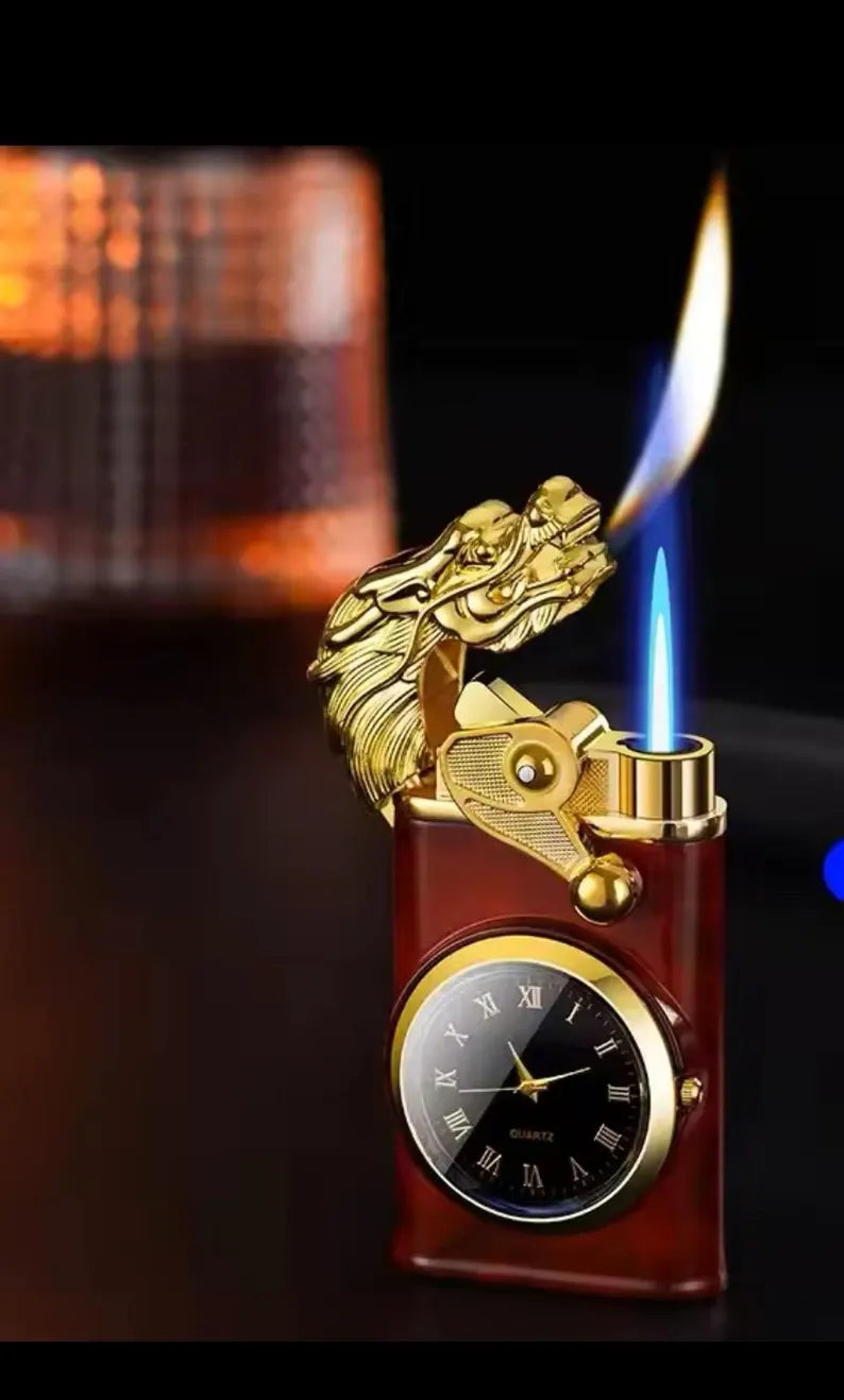 Dragon Watch Lighter with Dual Flame