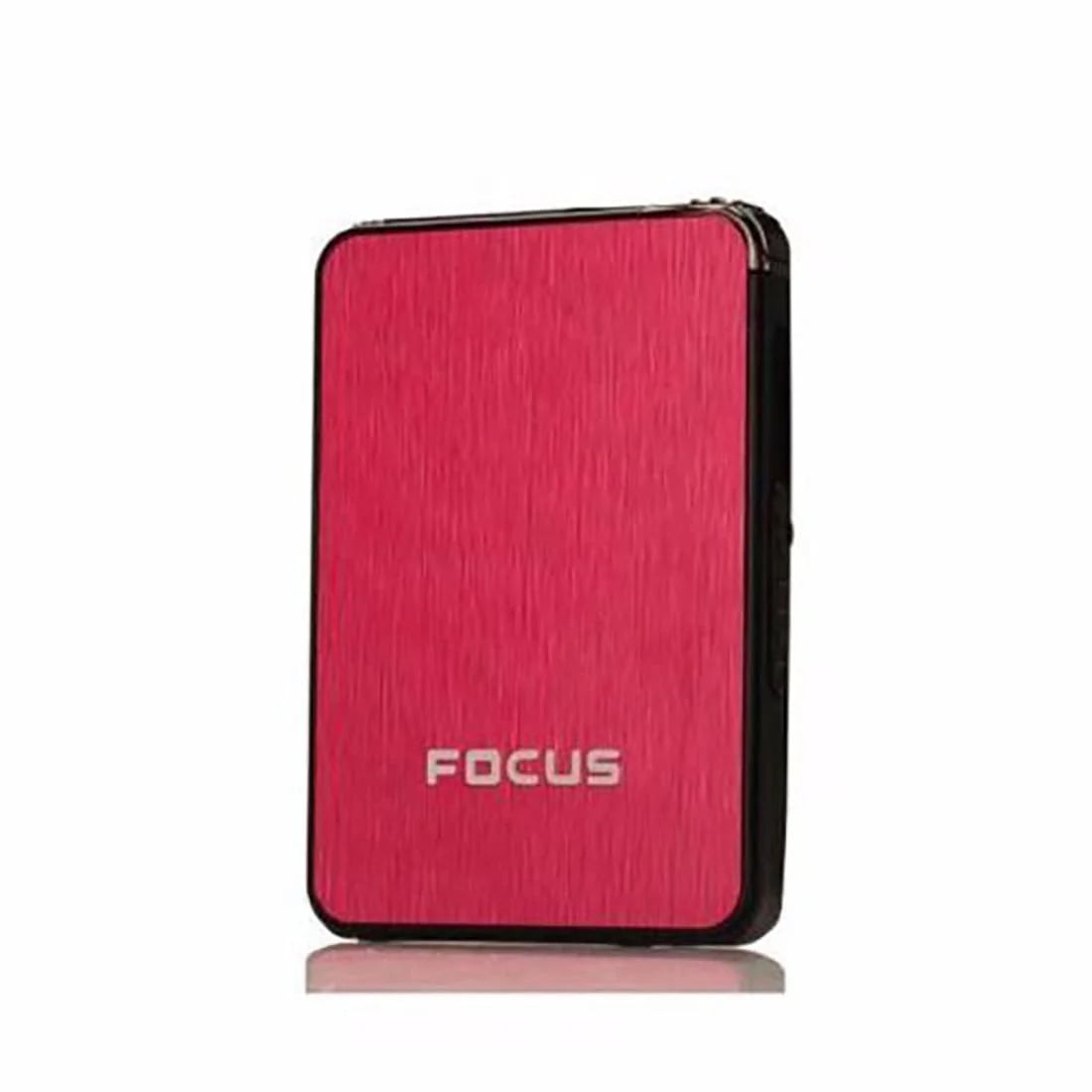 Red case with 'FOCUS' branding on a white background
