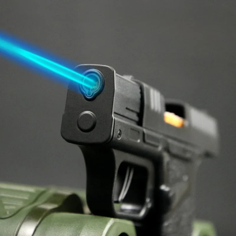 Gun Shape Lighter with jet blue flame
