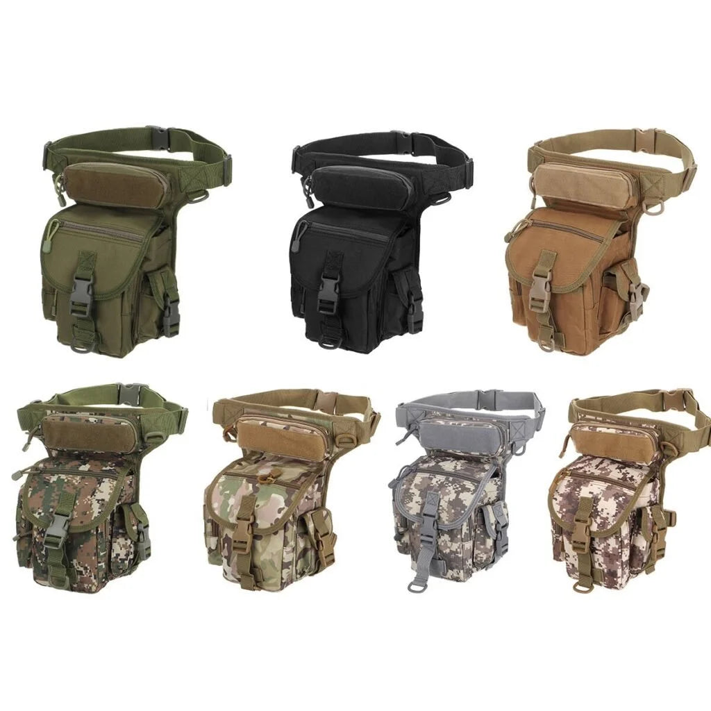 seven different color of tactical Leg Bag
