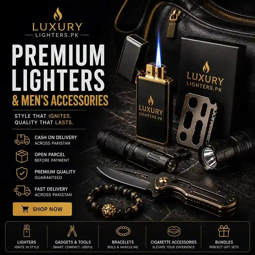 Premium Lighters and mens accessories store cover image