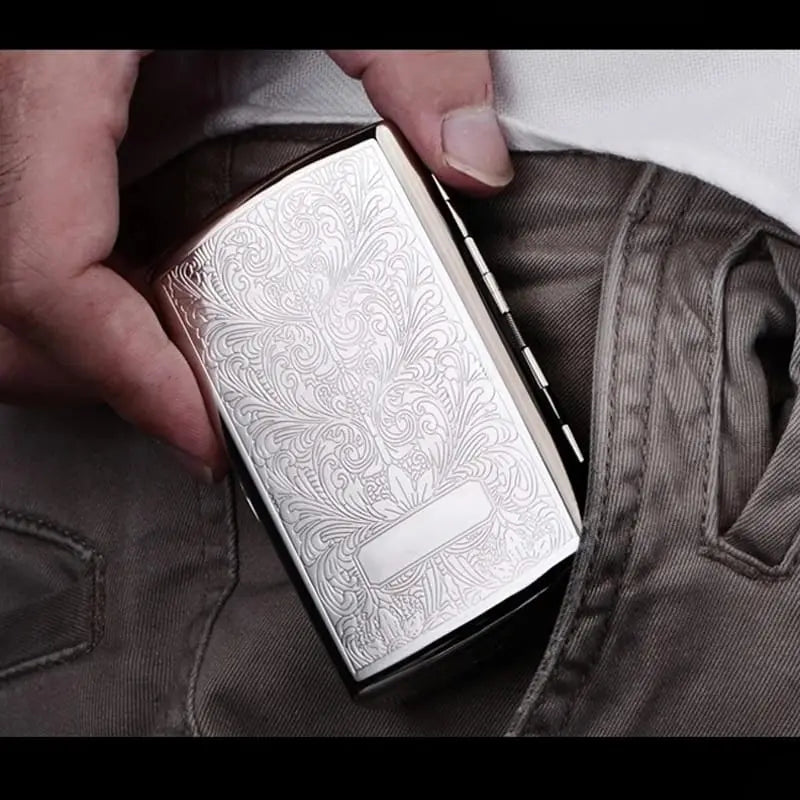 Silver Cigarettre Case