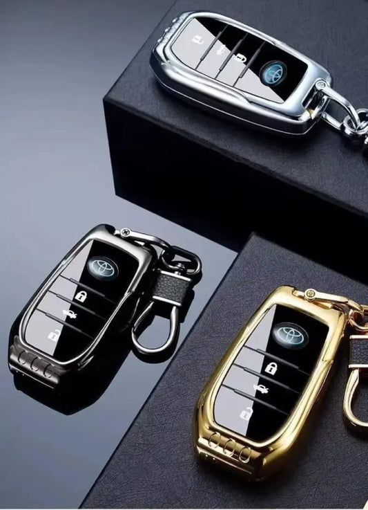 Toyota car keychain lighter attached to keys everyday carry