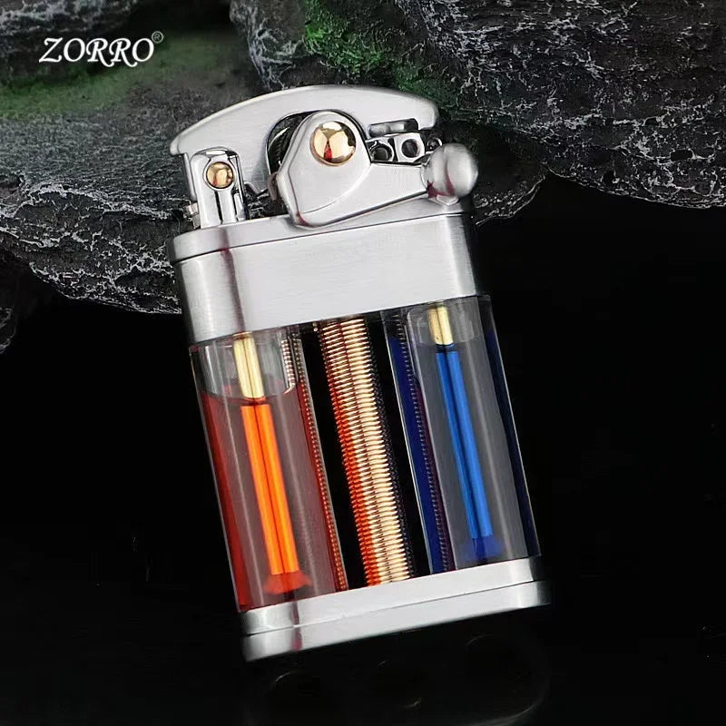 ZORRO Multi-Color Transparent Oil Lighter
