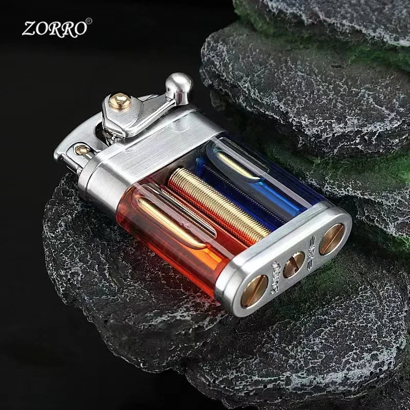 ZORRO Multi-Color Transparent Oil Lighter