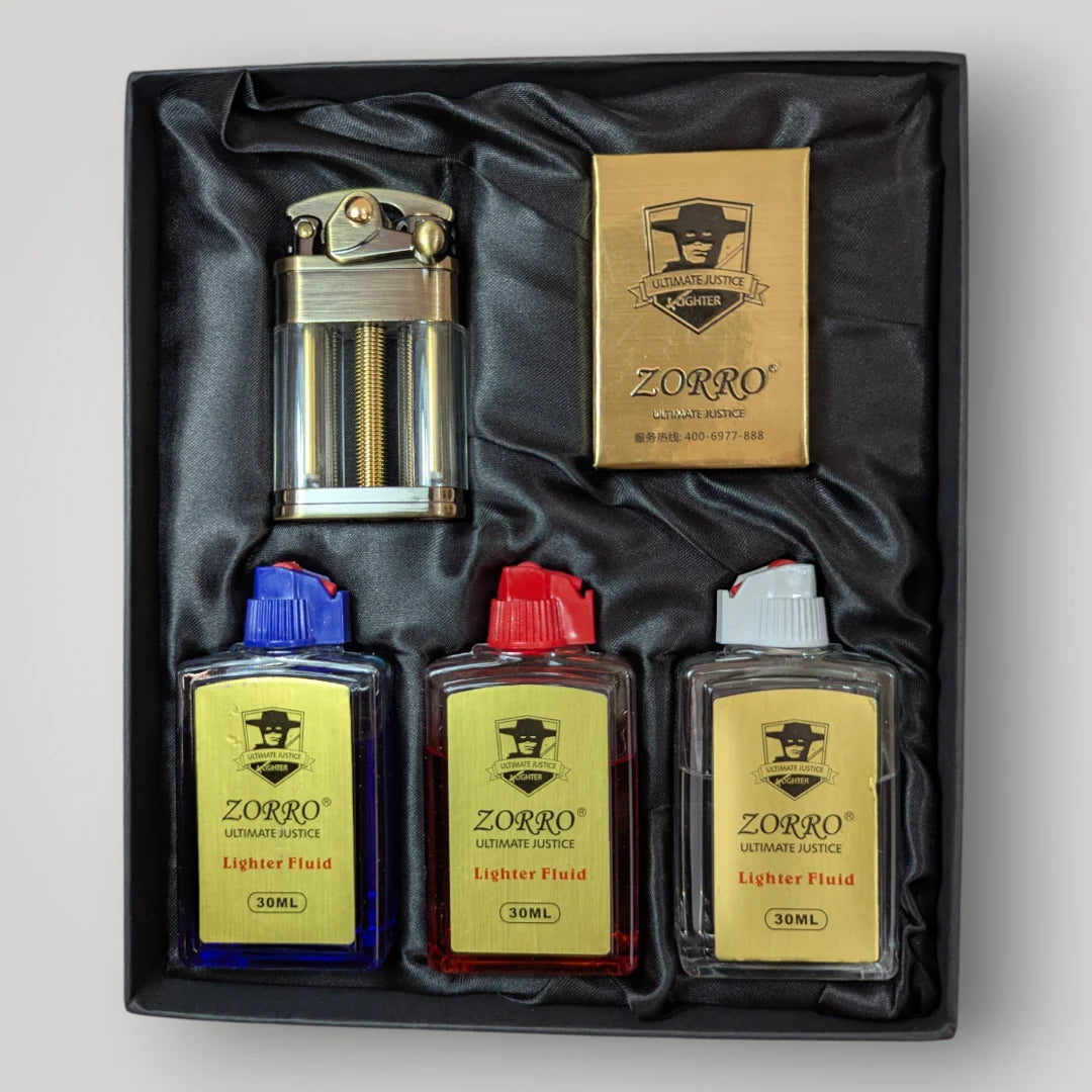 ZORRO Multi-Color Transparent Oil Lighter