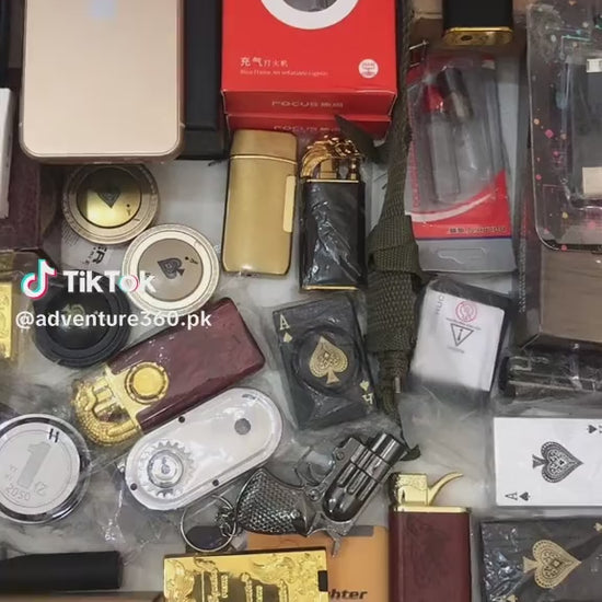 Vidoe of Dual Flame Windproof Metal Lighter