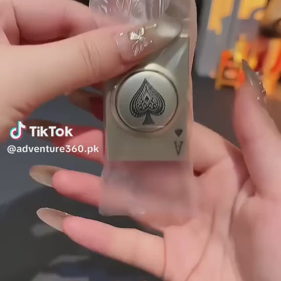 Vidoe of Poker Ace Card Jet Flame Lighter