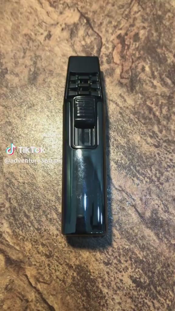 Vidoe of Vape Style Double Jet Flame 