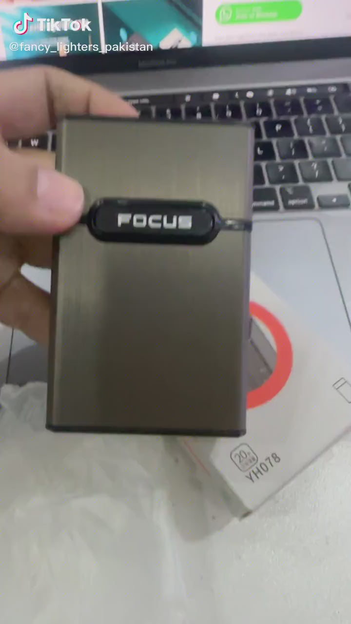 focus cigarette case price in pakistan Portable Metal Box FOCUS Cigarette Case ABS Plastic