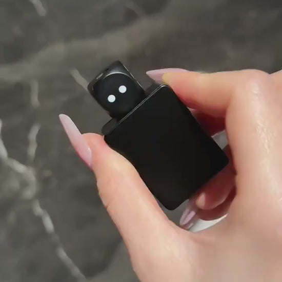 Rotating Green Flame Metal Poker Design Lighter 