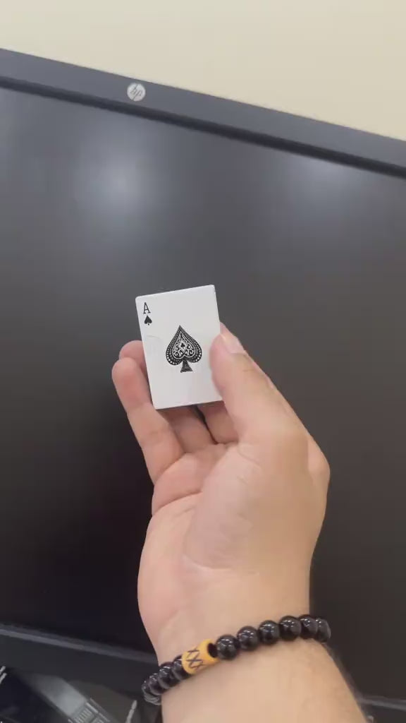 Vidoe of Card Poker Lighter Swipe White