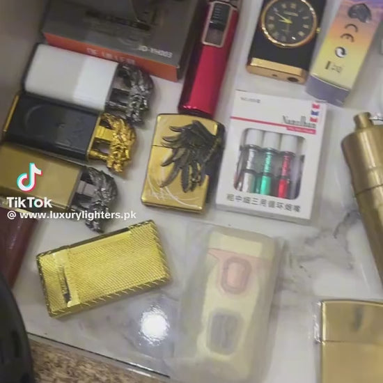 Vidoe of Grenade Shaped Refillable Butane Pocket Lighter