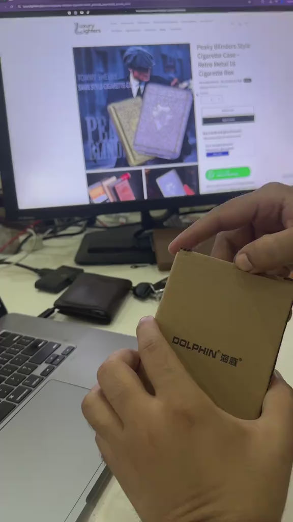 Vidoe of Peaky Blinders Cigarette Case