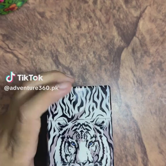 Pop Open Cigarette Case Vidoe use