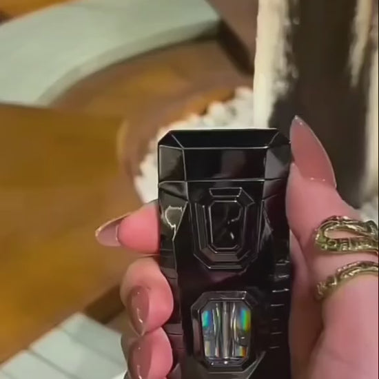 Double Flame Lighter with blue Light on flue tank video